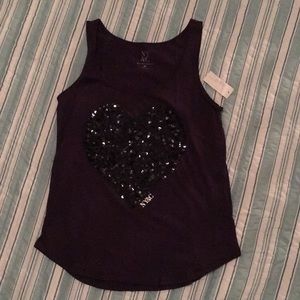 NY&C Sequin Heart Tank